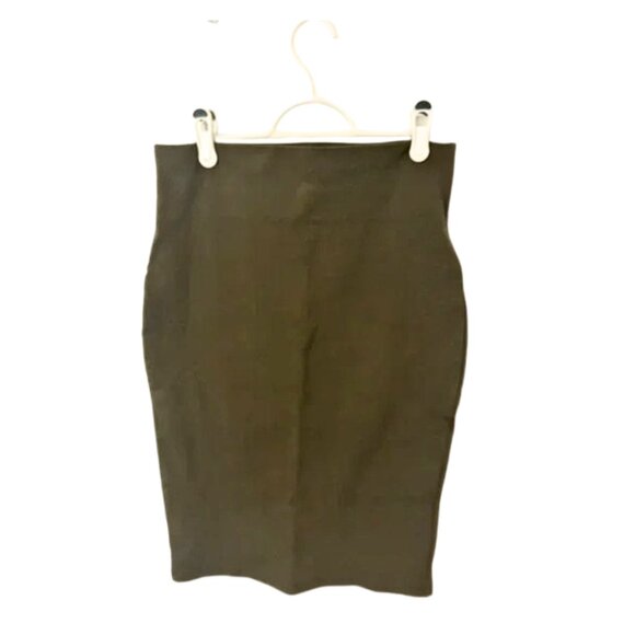 Seven sisters olive body con pencil skirt size medium - Picture 1 of 6